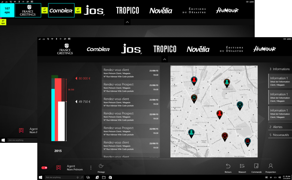 Switch entités Switch entités de l'application IMA Éditor Group, User Interface Design par kero